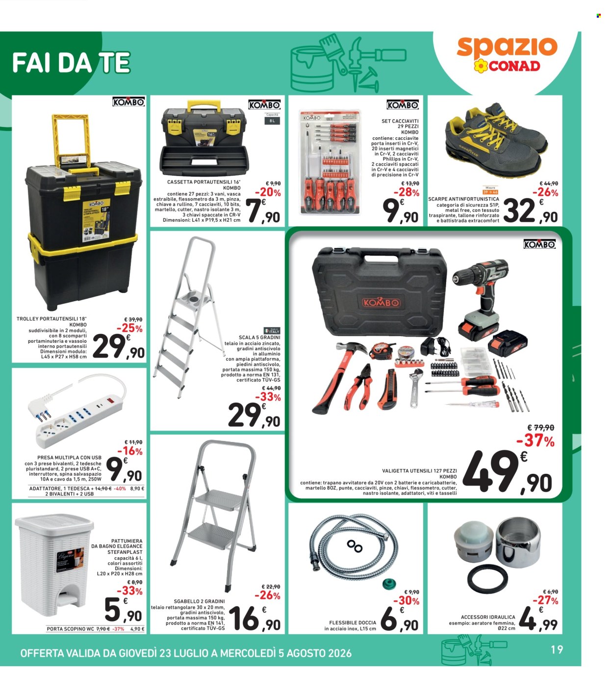 Volantino Spazio Conad - 23/7/2026 - 5/8/2026. Pagina 19