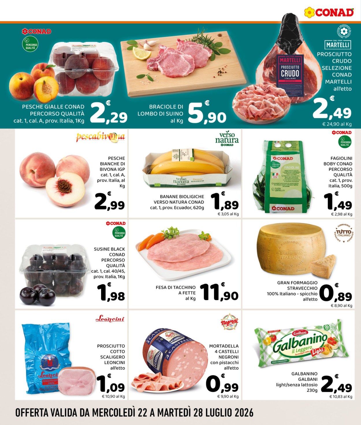 Volantino Conad - 22/7/2026 - 28/7/2026. Pagina 2