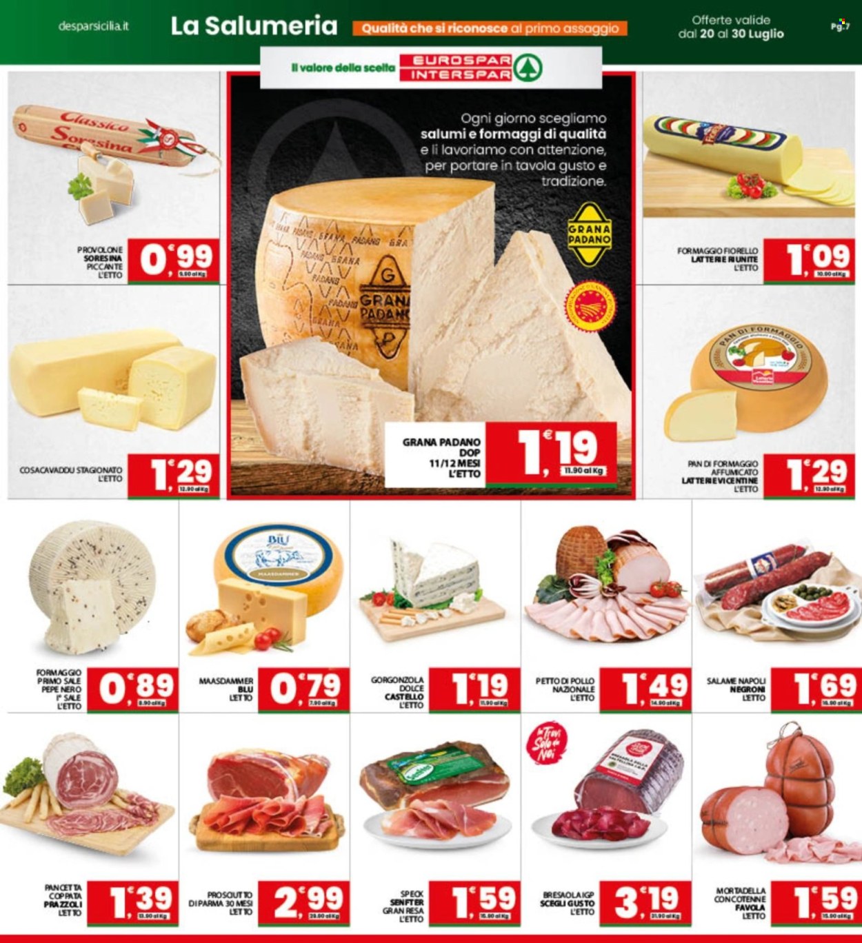 Volantino Eurospar - 20/7/2026 - 30/7/2026. Pagina 7