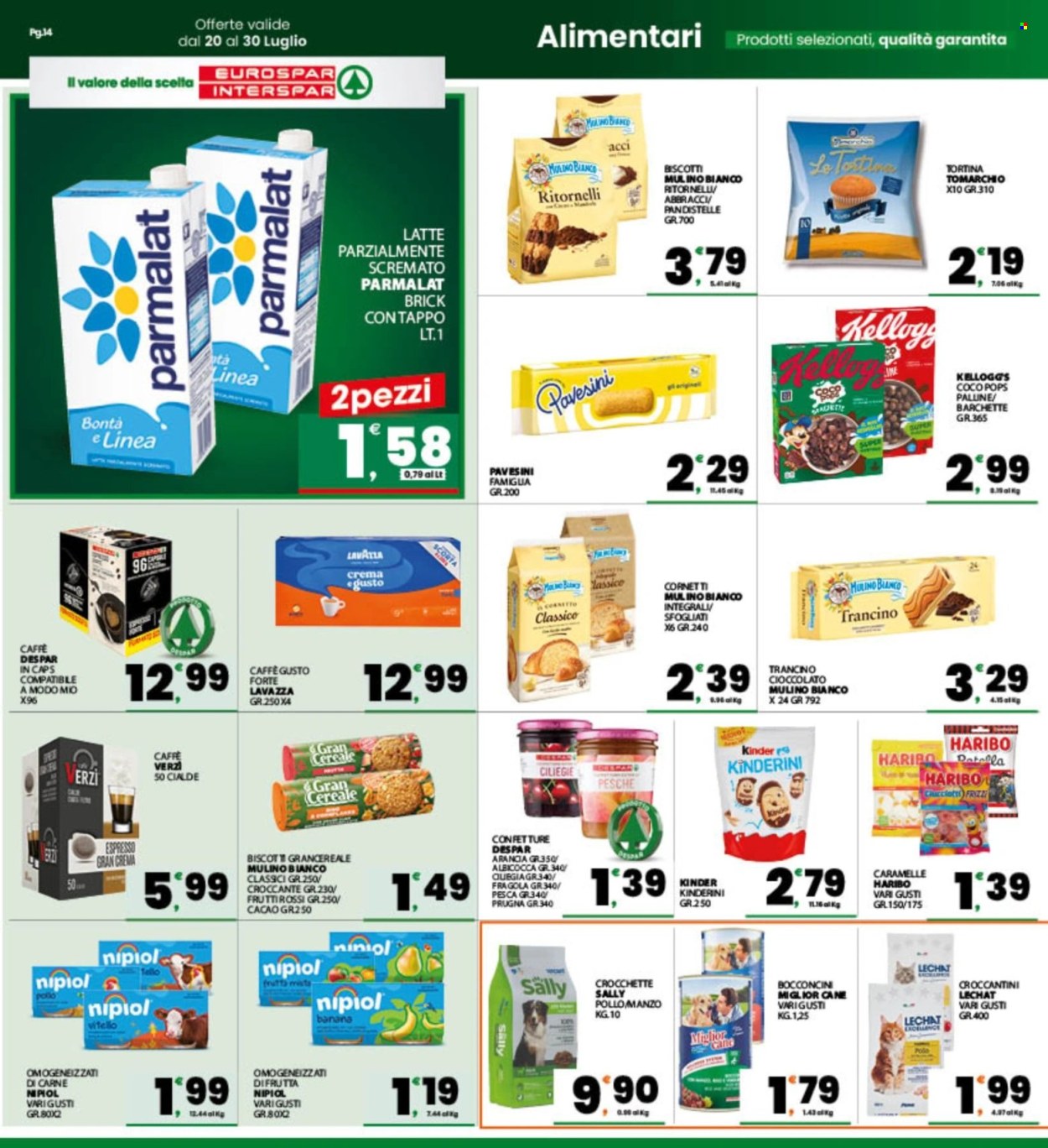 Volantino Eurospar - 20/7/2026 - 30/7/2026. Pagina 14