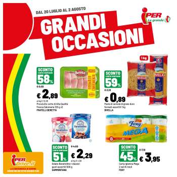 Volantino Iper, La grande i - 20/7/2026 - 2/8/2026.