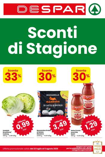 Volantino Despar - 23/7/2026 - 5/8/2026.