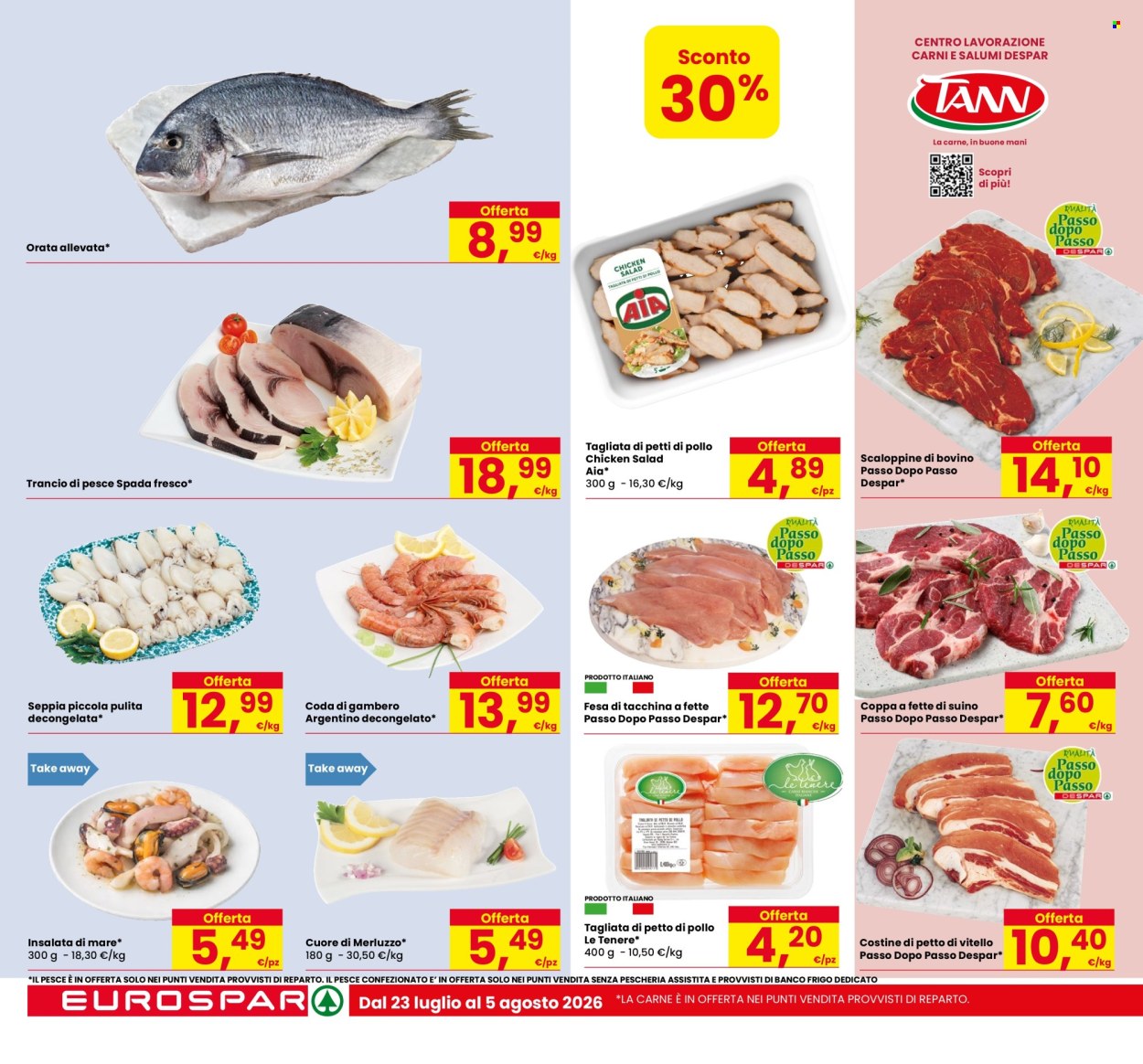 Volantino Eurospar - 23/7/2026 - 5/8/2026. Pagina 4
