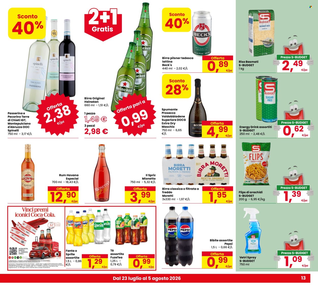 Volantino Eurospar - 23/7/2026 - 5/8/2026. Pagina 13