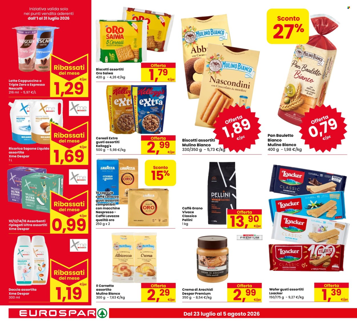 Volantino Eurospar - 23/7/2026 - 5/8/2026. Pagina 14