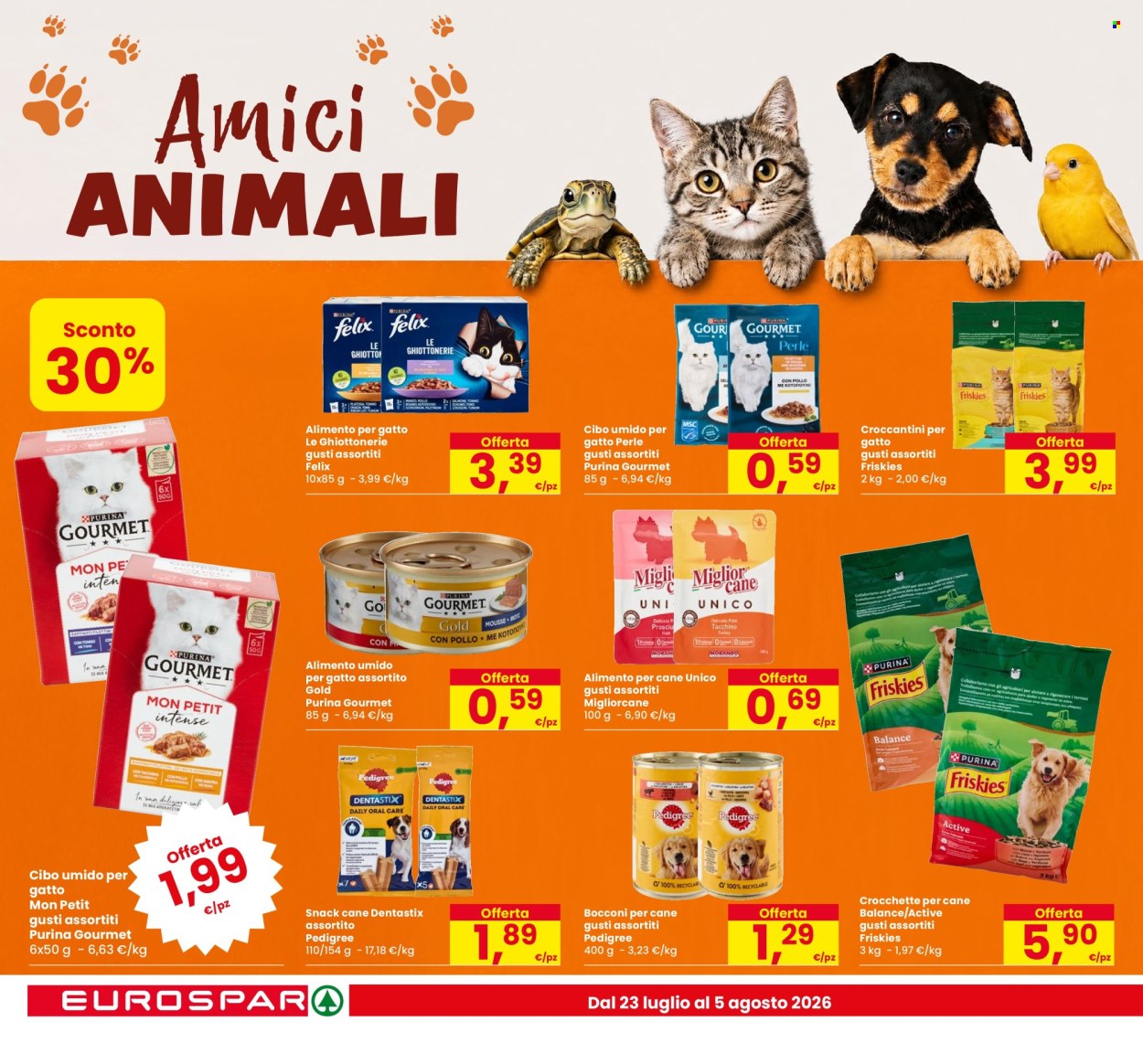 Volantino Eurospar - 23/7/2026 - 5/8/2026. Pagina 16