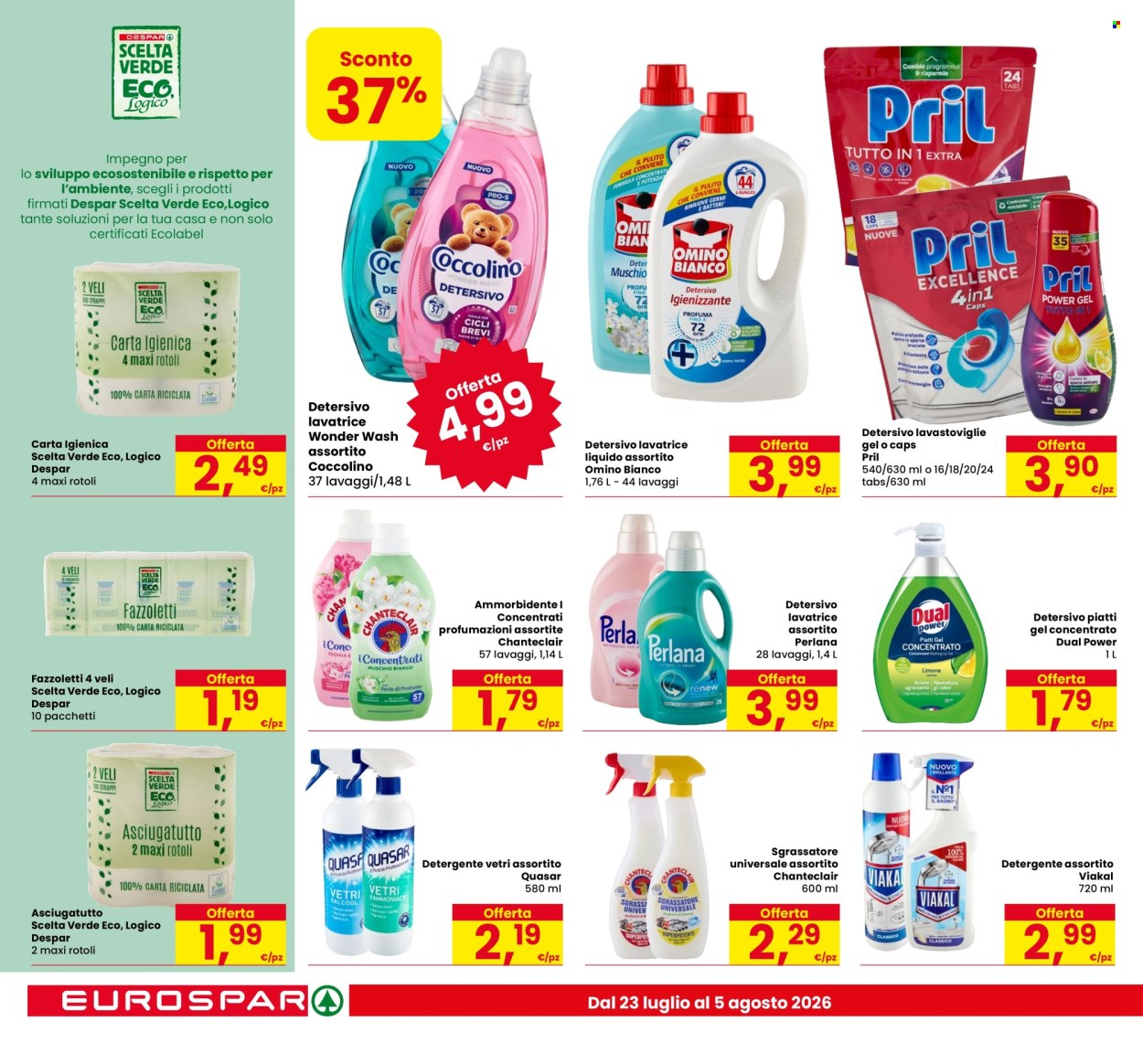 Volantino Eurospar - 23/7/2026 - 5/8/2026. Pagina 18