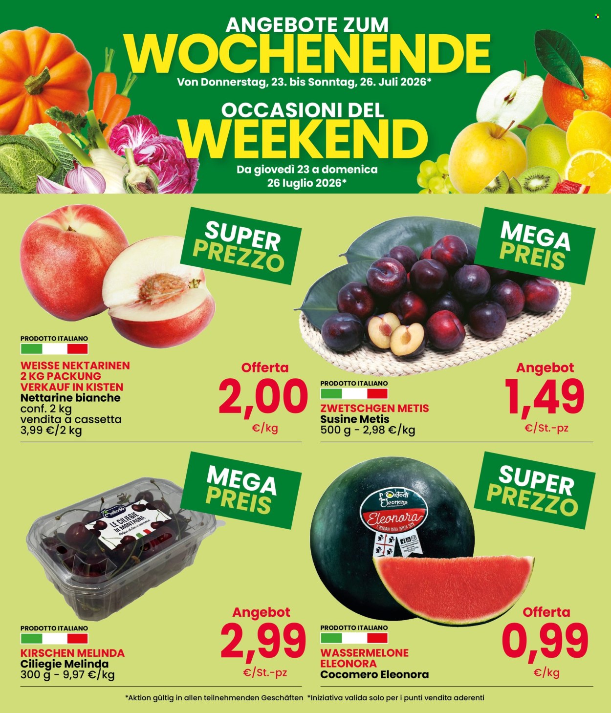 Volantino Eurospar - 23/7/2026 - 26/7/2026. Pagina 2