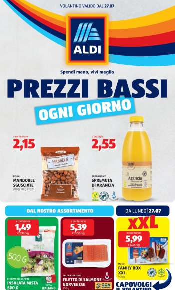 Volantino Aldi - 27/7/2026 - 2/8/2026.