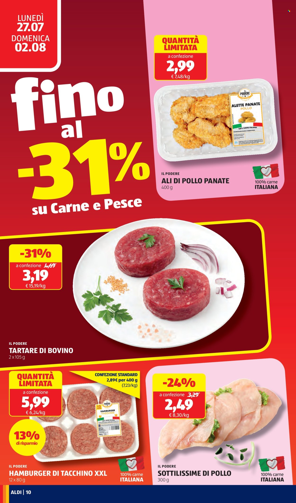 Volantino Aldi - 27/7/2026 - 2/8/2026. Pagina 10