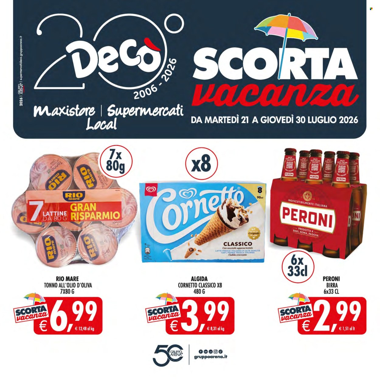 Volantino Deco - 21/7/2026 - 30/7/2026. Pagina 1