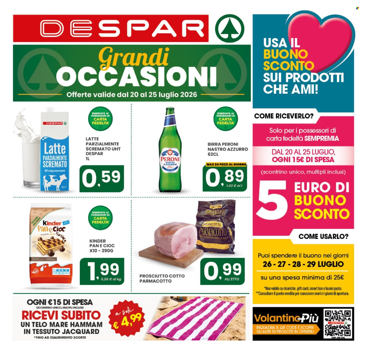 Volantino Despar - 20/7/2026 - 25/7/2026. Pagina 1
