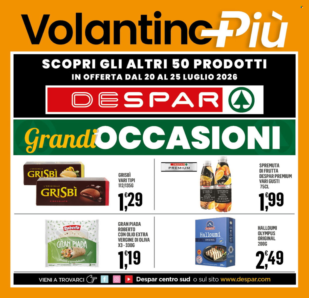 Volantino Despar - 20/7/2026 - 25/7/2026. Pagina 16