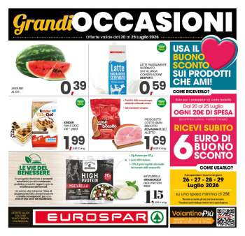 Volantino Eurospar - 20/7/2026 - 25/7/2026.