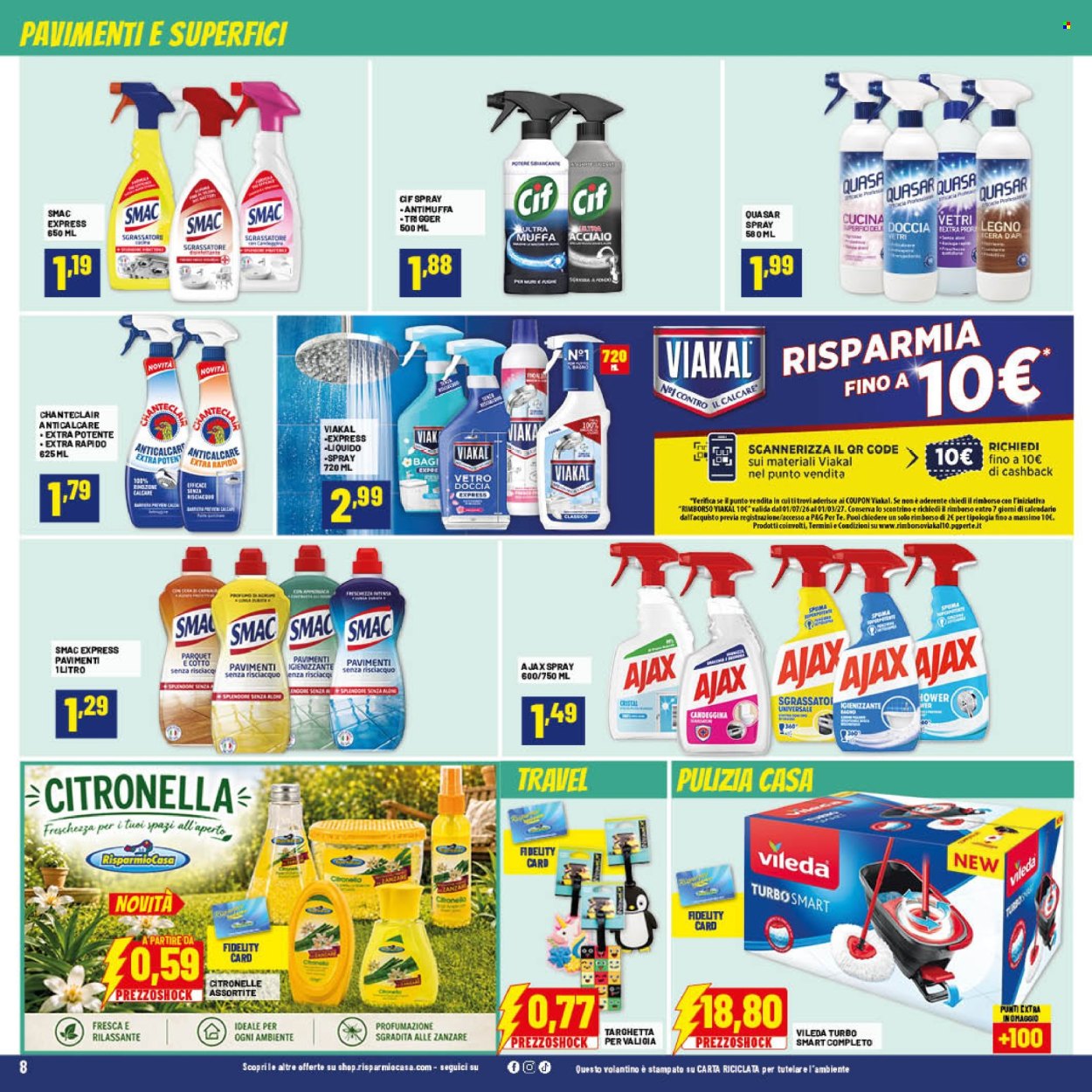 Volantino Risparmio Casa - 22/7/2026 - 9/8/2026. Pagina 8