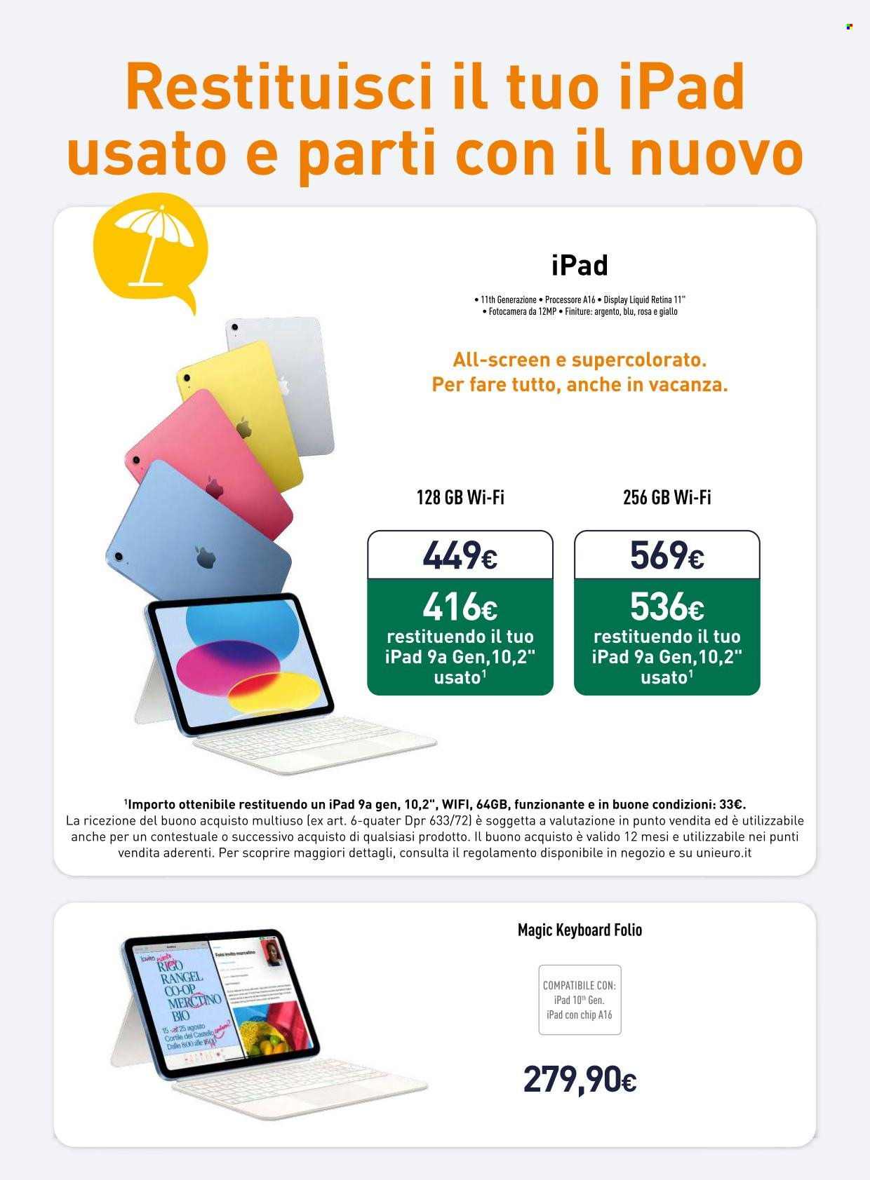 Volantino Unieuro - 20/7/2026 - 26/7/2026. Pagina 8