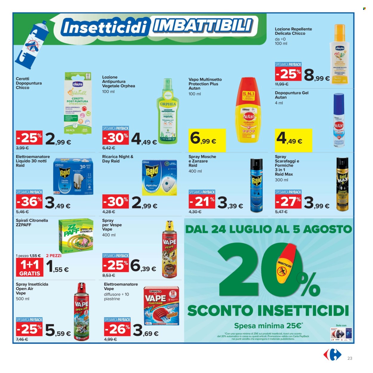 Volantino Carrefour - 24/7/2026 - 5/8/2026. Pagina 23