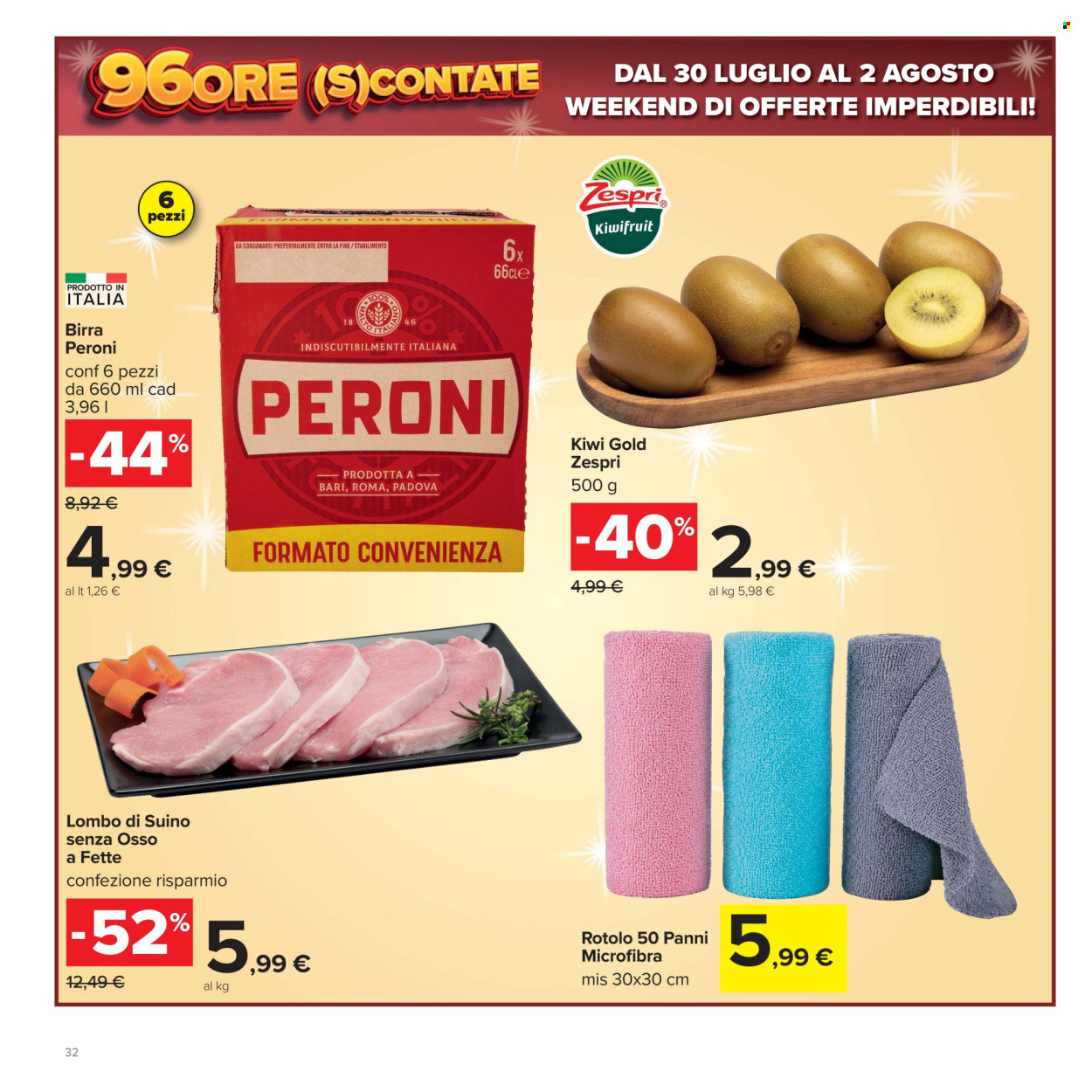 Volantino Carrefour - 24/7/2026 - 5/8/2026. Pagina 32