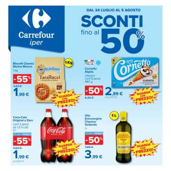 Volantino Carrefour - 24/7/2026 - 5/8/2026.