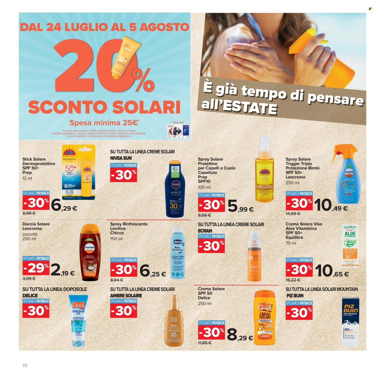 Volantino Carrefour - 24/7/2026 - 5/8/2026. Pagina 22