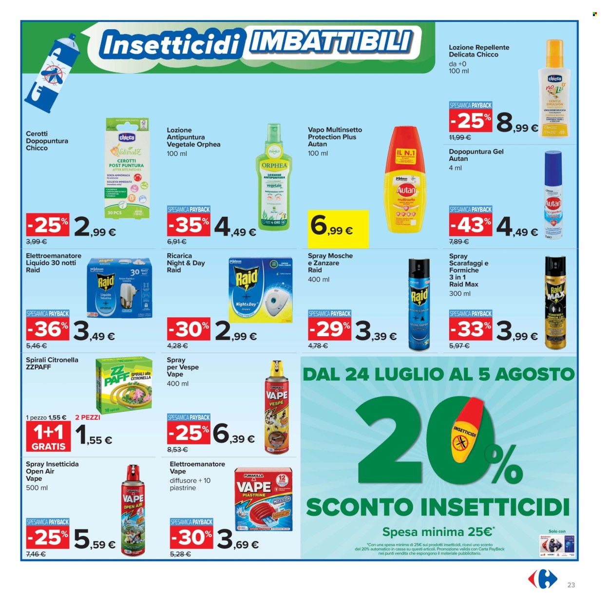 Volantino Carrefour - 24/7/2026 - 5/8/2026. Pagina 23
