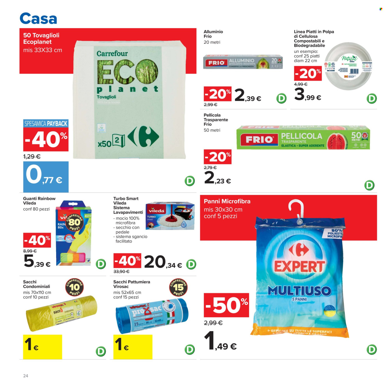 Volantino Carrefour - 24/7/2026 - 5/8/2026. Pagina 24