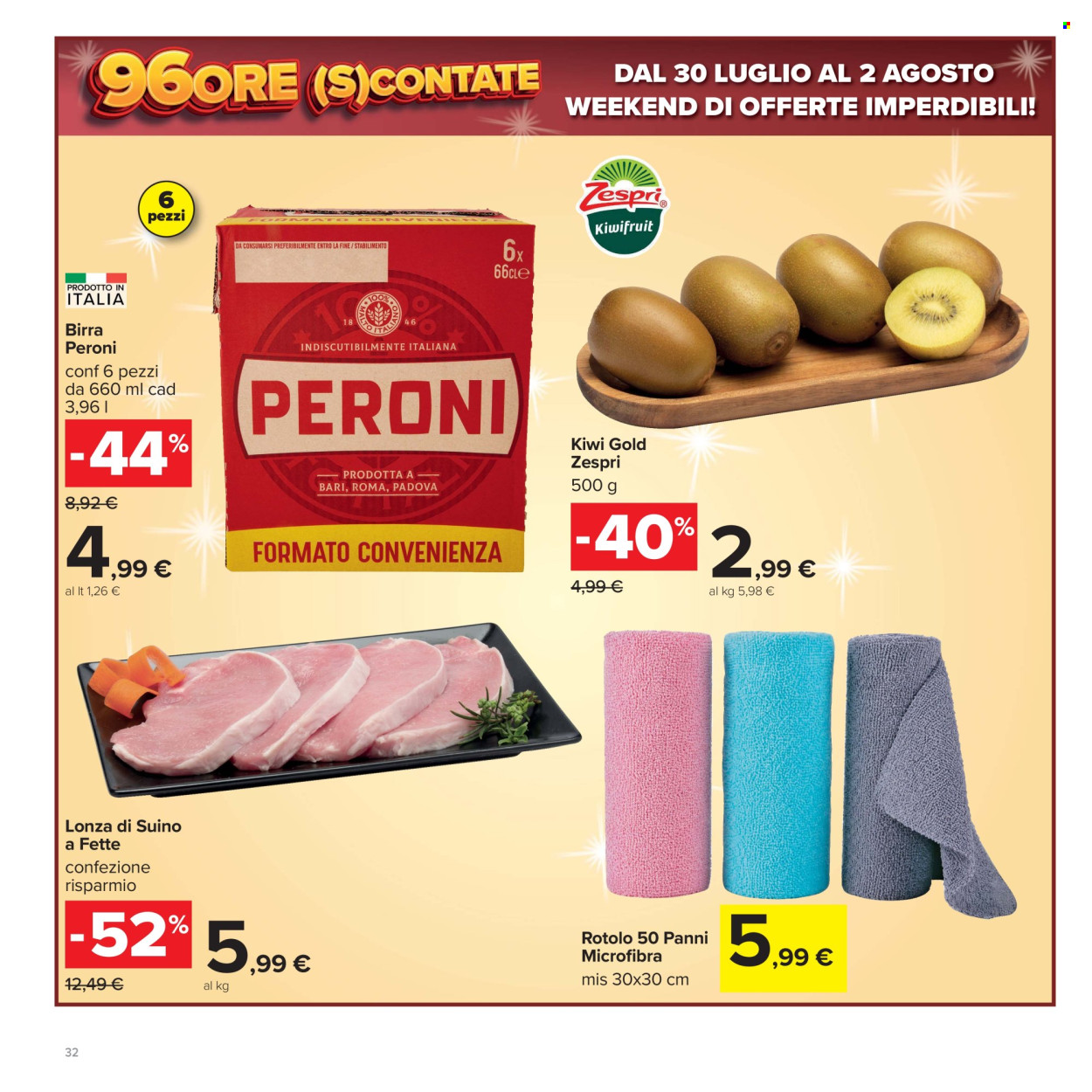 Volantino Carrefour - 24/7/2026 - 5/8/2026. Pagina 32