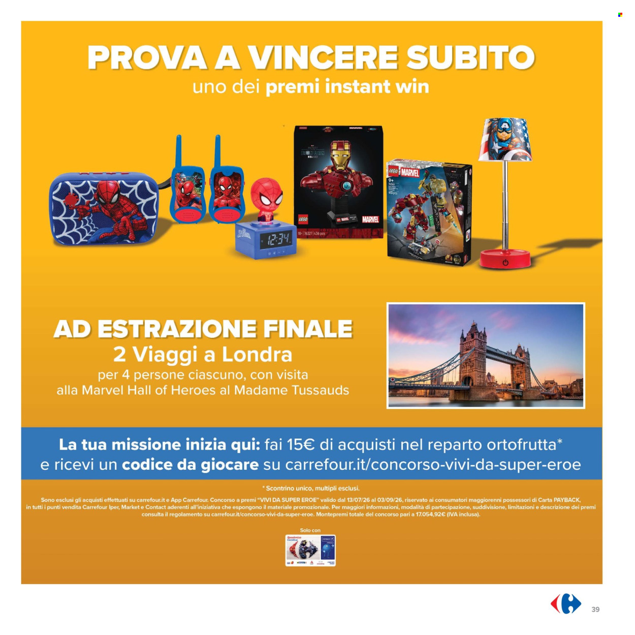 Volantino Carrefour - 24/7/2026 - 5/8/2026. Pagina 39