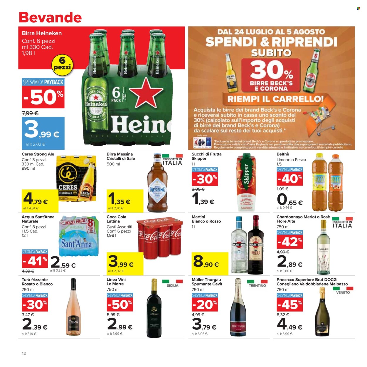 Volantino Carrefour - 24/7/2026 - 5/8/2026. Pagina 12