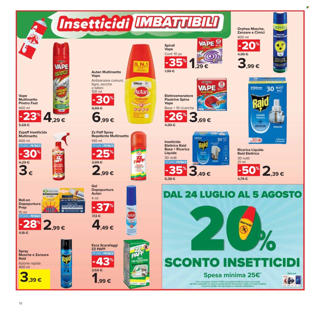 Volantino Carrefour - 24/7/2026 - 5/8/2026. Pagina 18