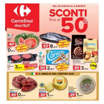 Volantino Carrefour - 24/7/2026 - 5/8/2026.