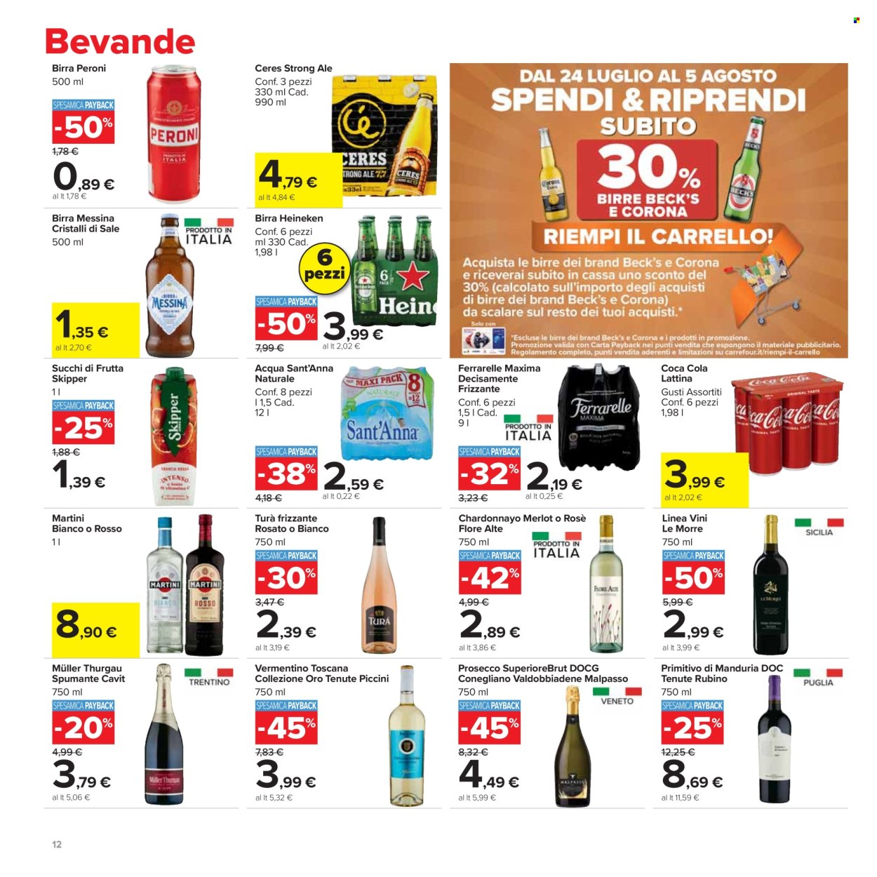 Volantino Carrefour - 24/7/2026 - 5/8/2026. Pagina 12