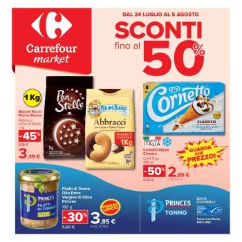 Volantino Carrefour - 24/7/2026 - 5/8/2026.