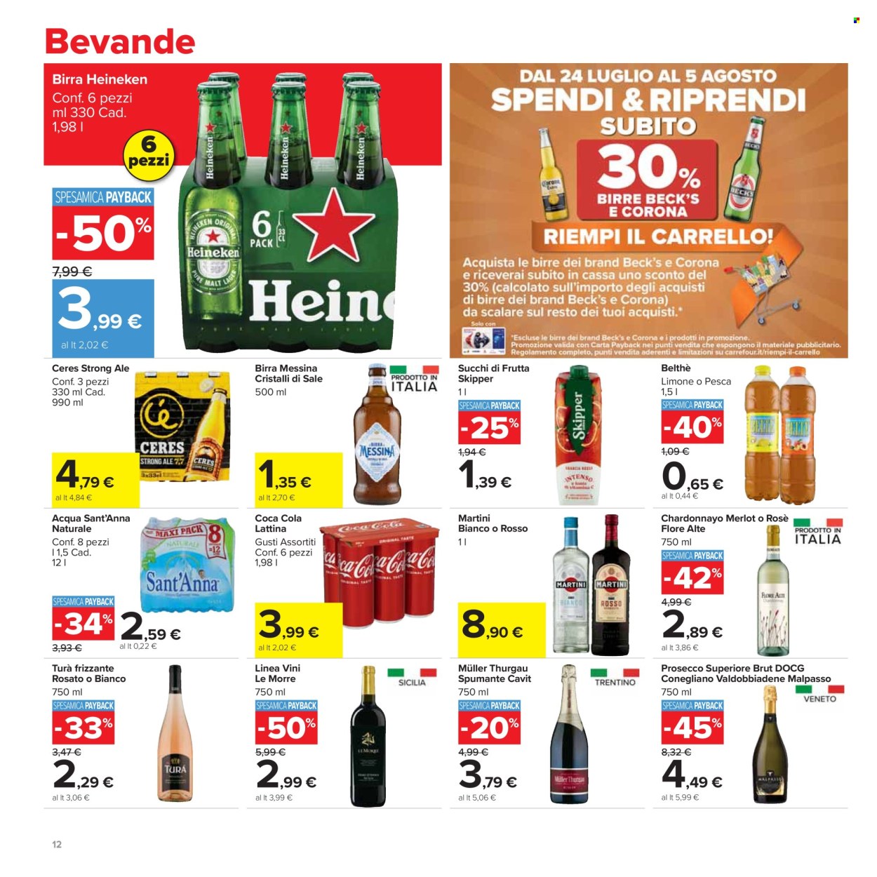 Volantino Carrefour - 24/7/2026 - 5/8/2026. Pagina 12