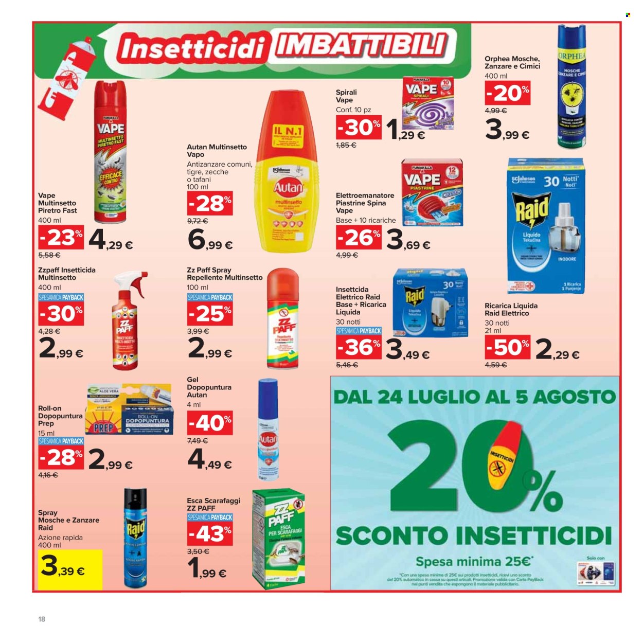 Volantino Carrefour - 24/7/2026 - 5/8/2026. Pagina 18