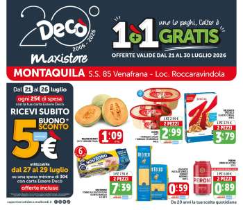 Volantino Deco - 21/7/2026 - 30/7/2026.
