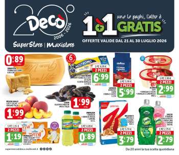 Volantino Deco - 21/7/2026 - 30/7/2026.