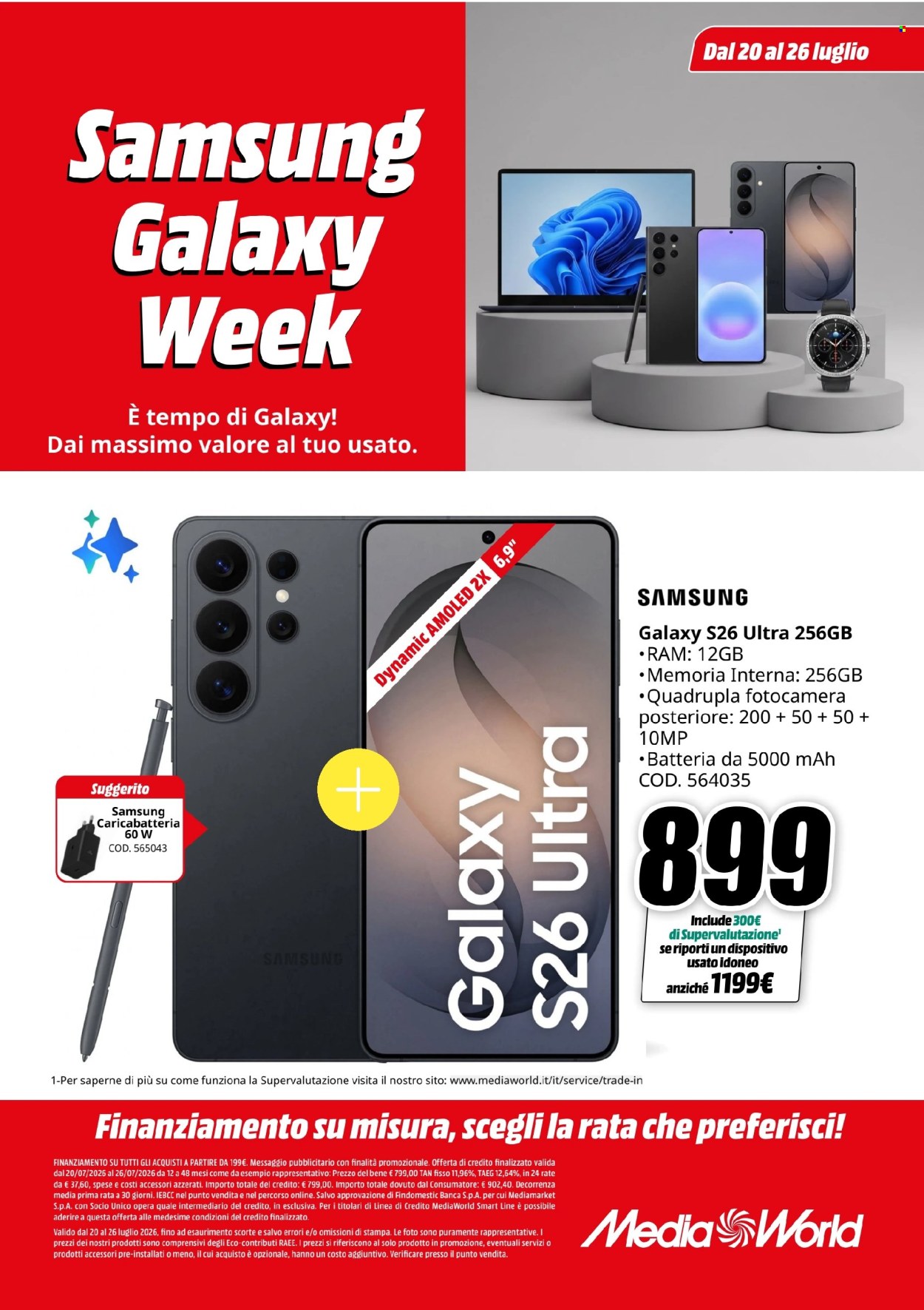 Volantino MediaWorld - 20/7/2026 - 26/7/2026. Pagina 2