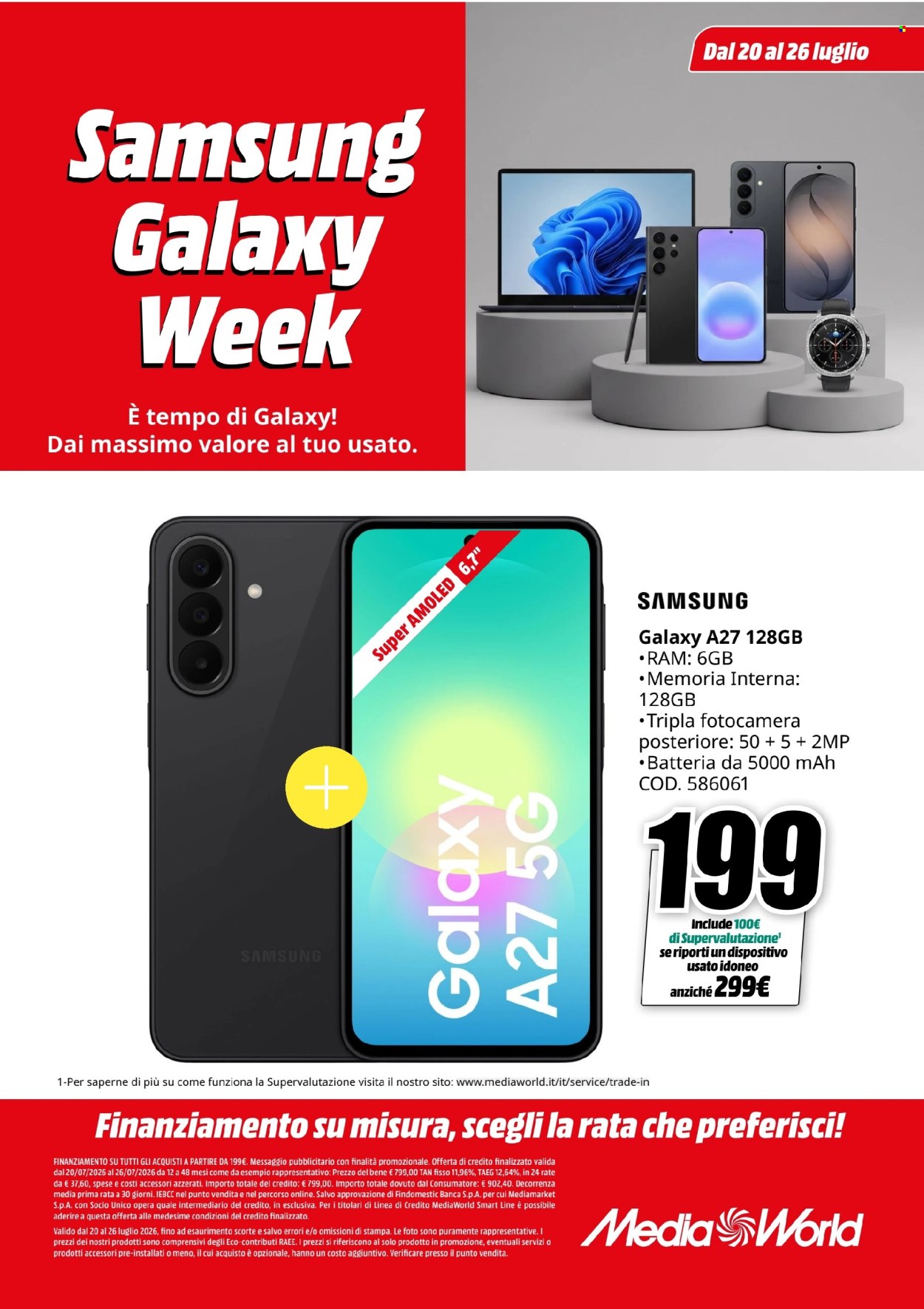 Volantino MediaWorld - 20/7/2026 - 26/7/2026. Pagina 3