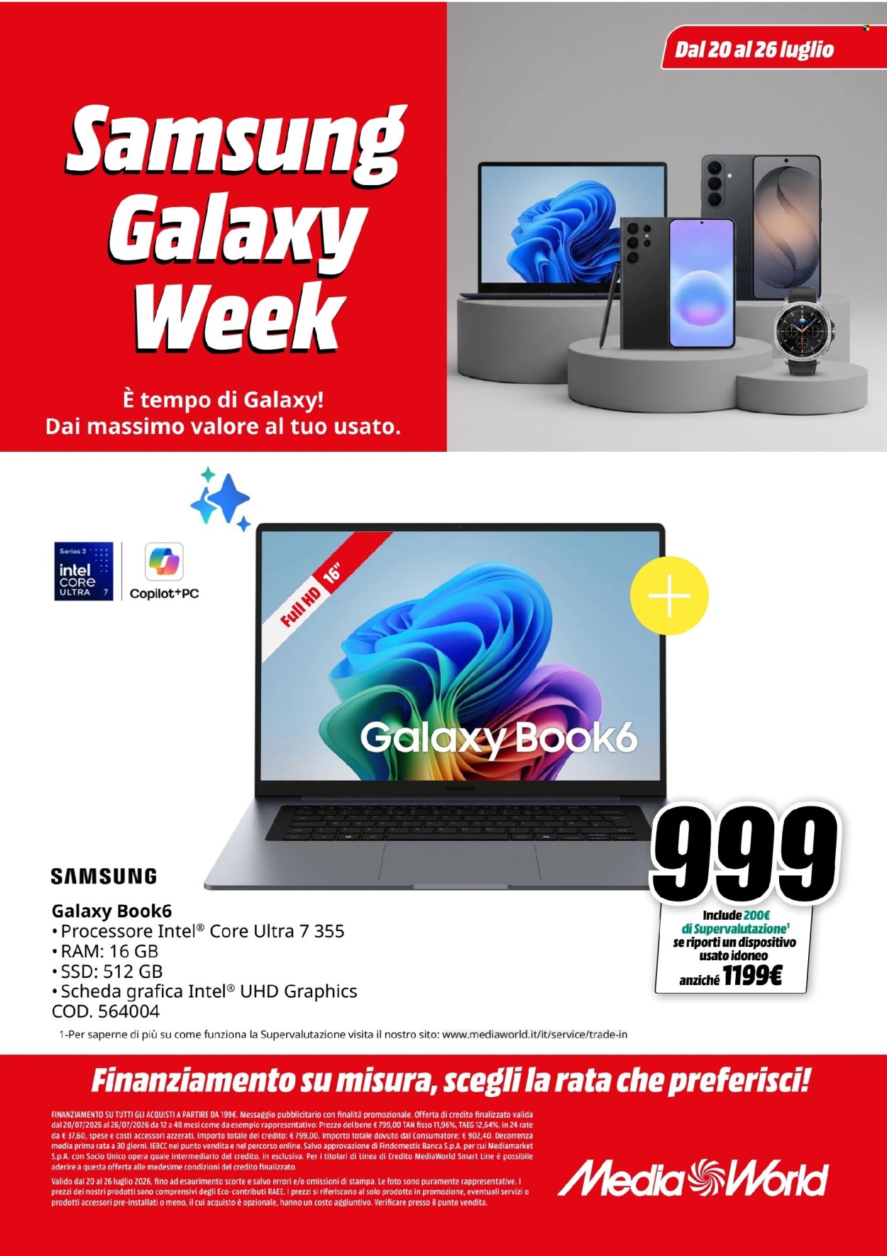 Volantino MediaWorld - 20/7/2026 - 26/7/2026. Pagina 6