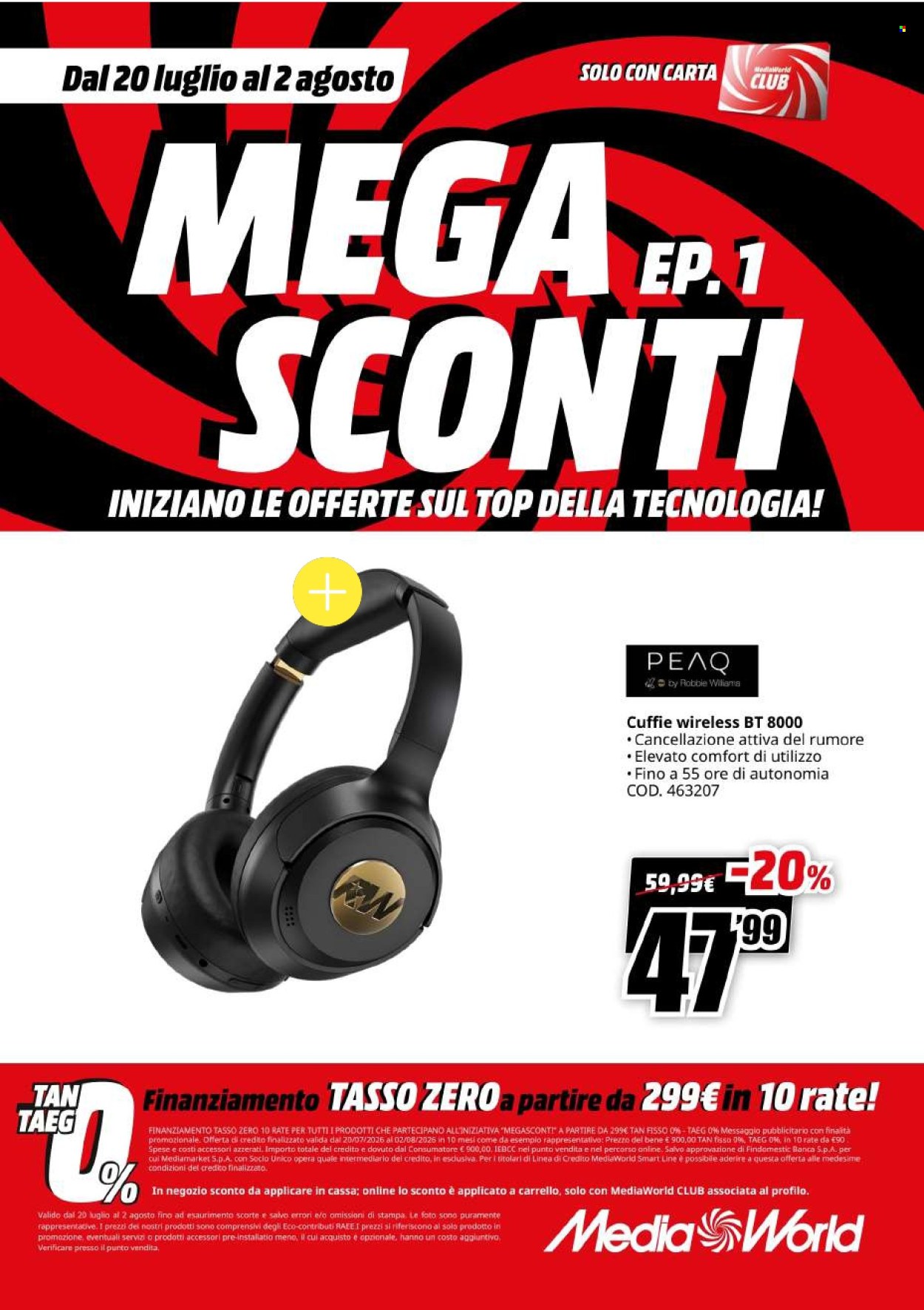 Volantino MediaWorld - 20/7/2026 - 2/8/2026. Pagina 27
