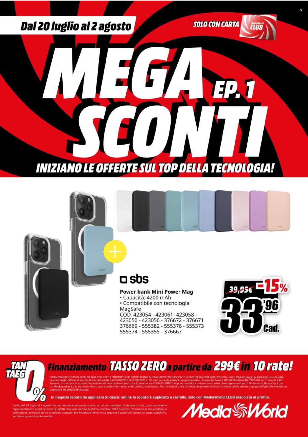 Volantino MediaWorld - 20/7/2026 - 2/8/2026. Pagina 30