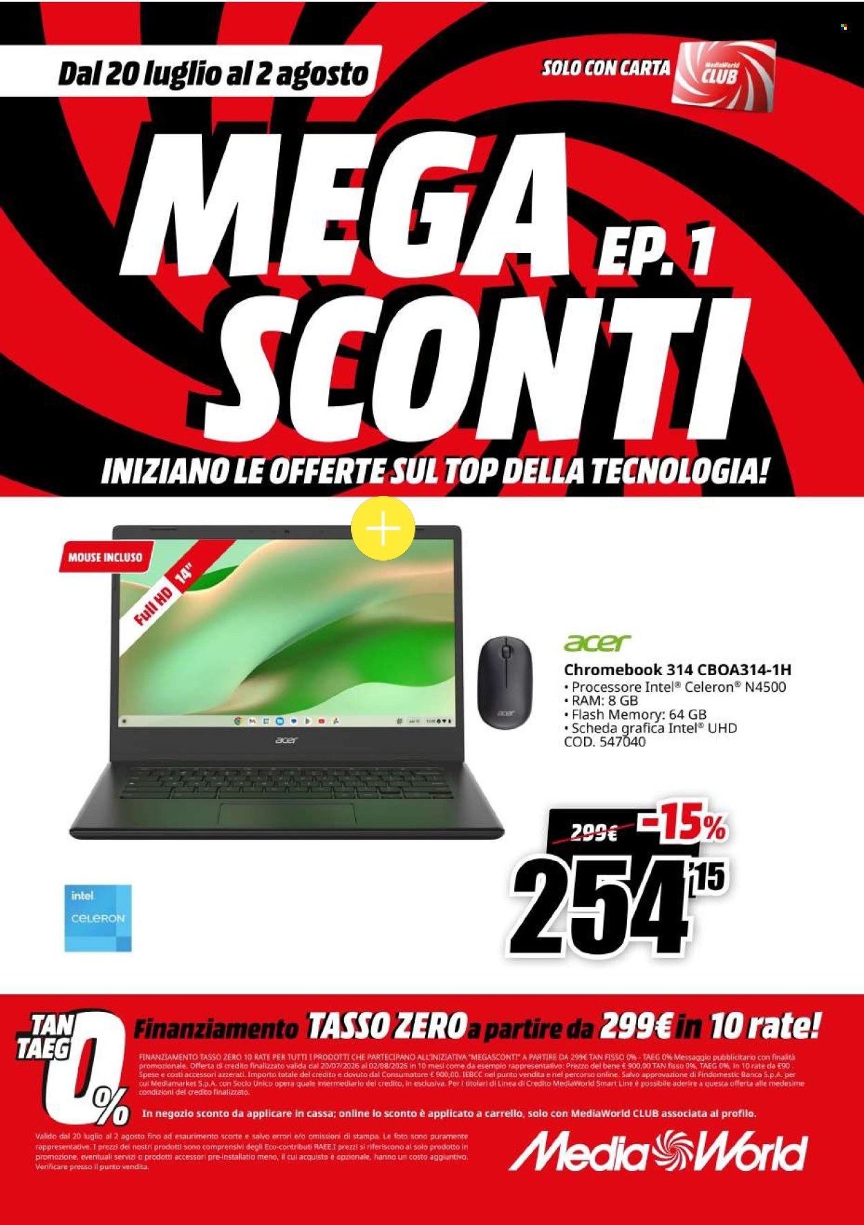 Volantino MediaWorld - 20/7/2026 - 2/8/2026. Pagina 37