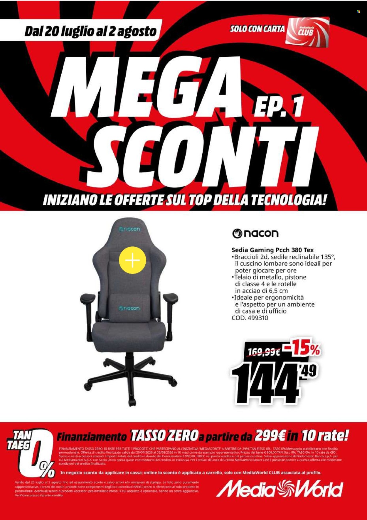 Volantino MediaWorld - 20/7/2026 - 2/8/2026. Pagina 41