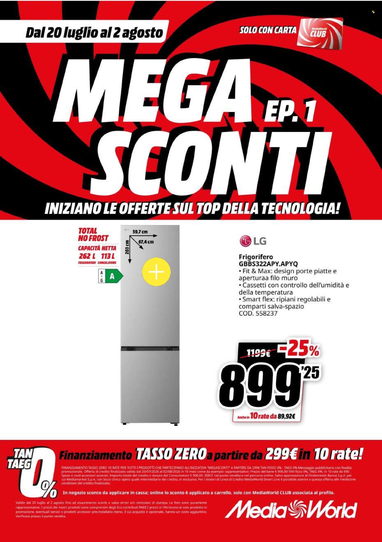Volantino MediaWorld - 20/7/2026 - 2/8/2026. Pagina 45
