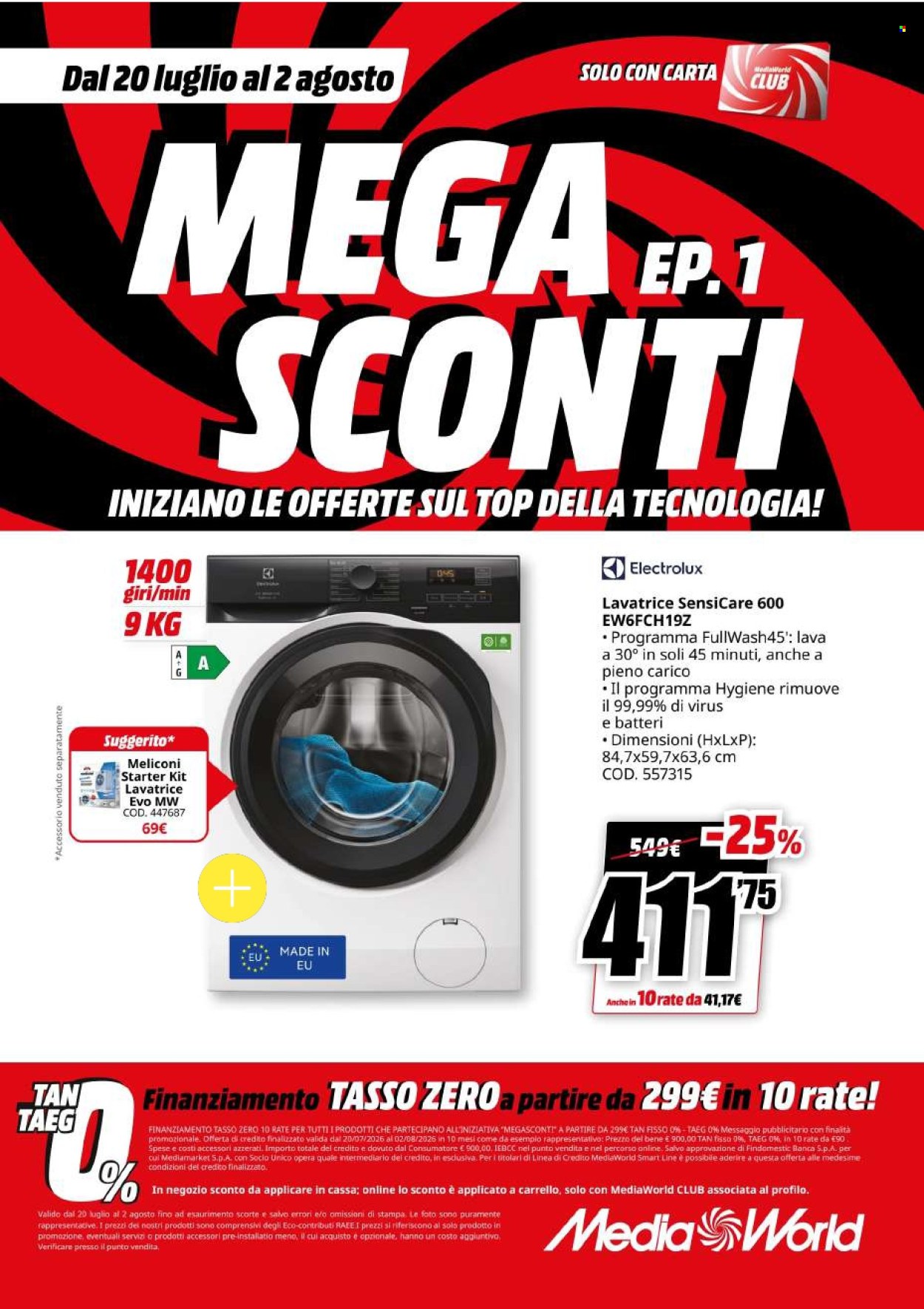 Volantino MediaWorld - 20/7/2026 - 2/8/2026. Pagina 56