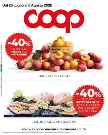 Volantino Coop - 23/7/2026 - 5/8/2026.