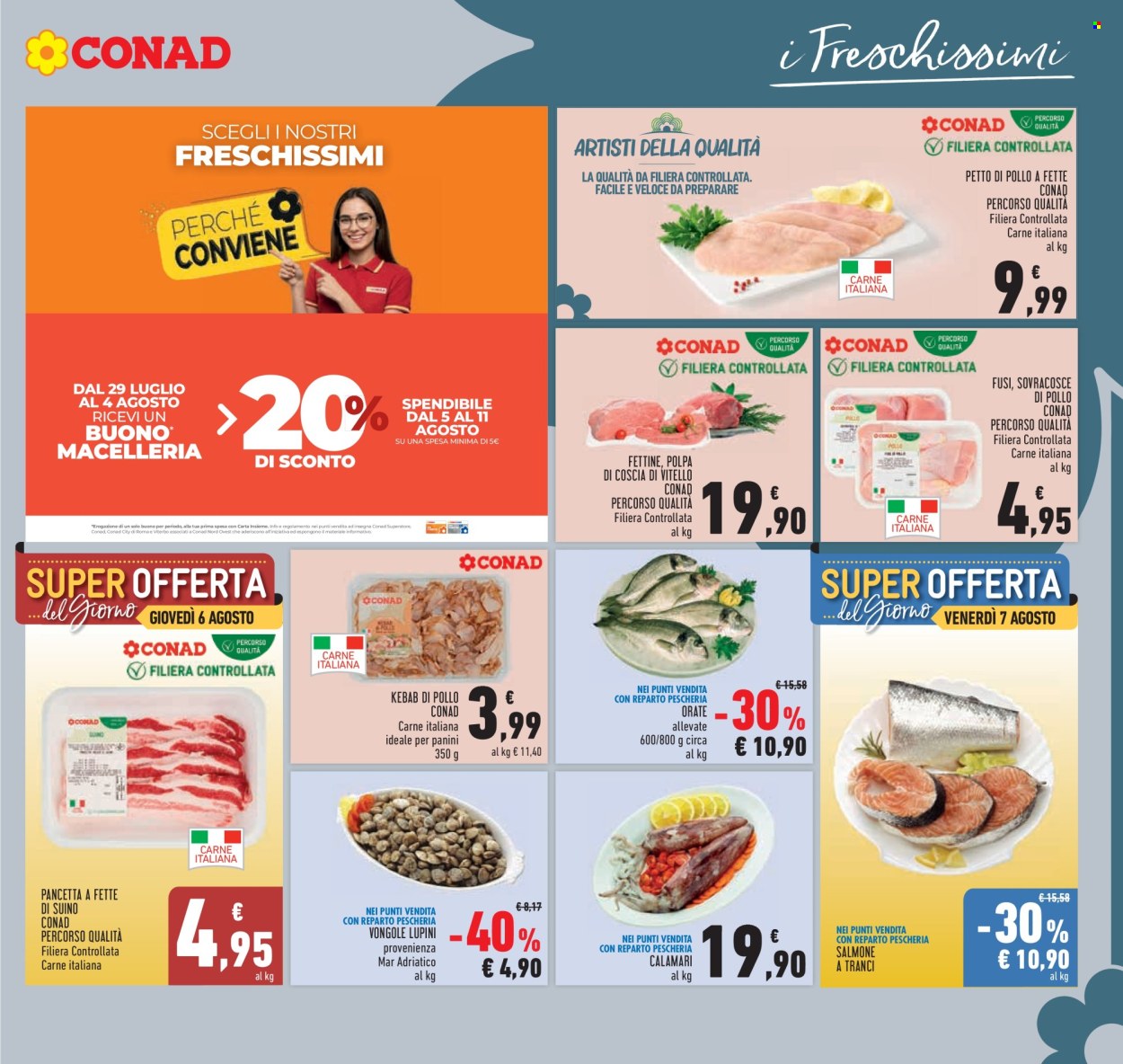 Volantino Conad - 29/7/2026 - 11/8/2026. Pagina 3