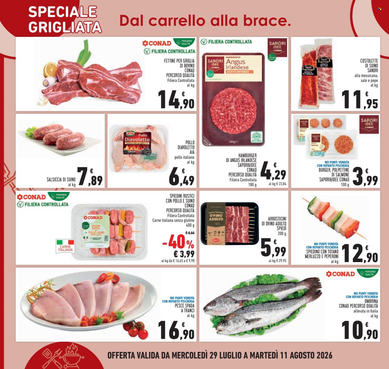 Volantino Conad - 29/7/2026 - 11/8/2026. Pagina 4