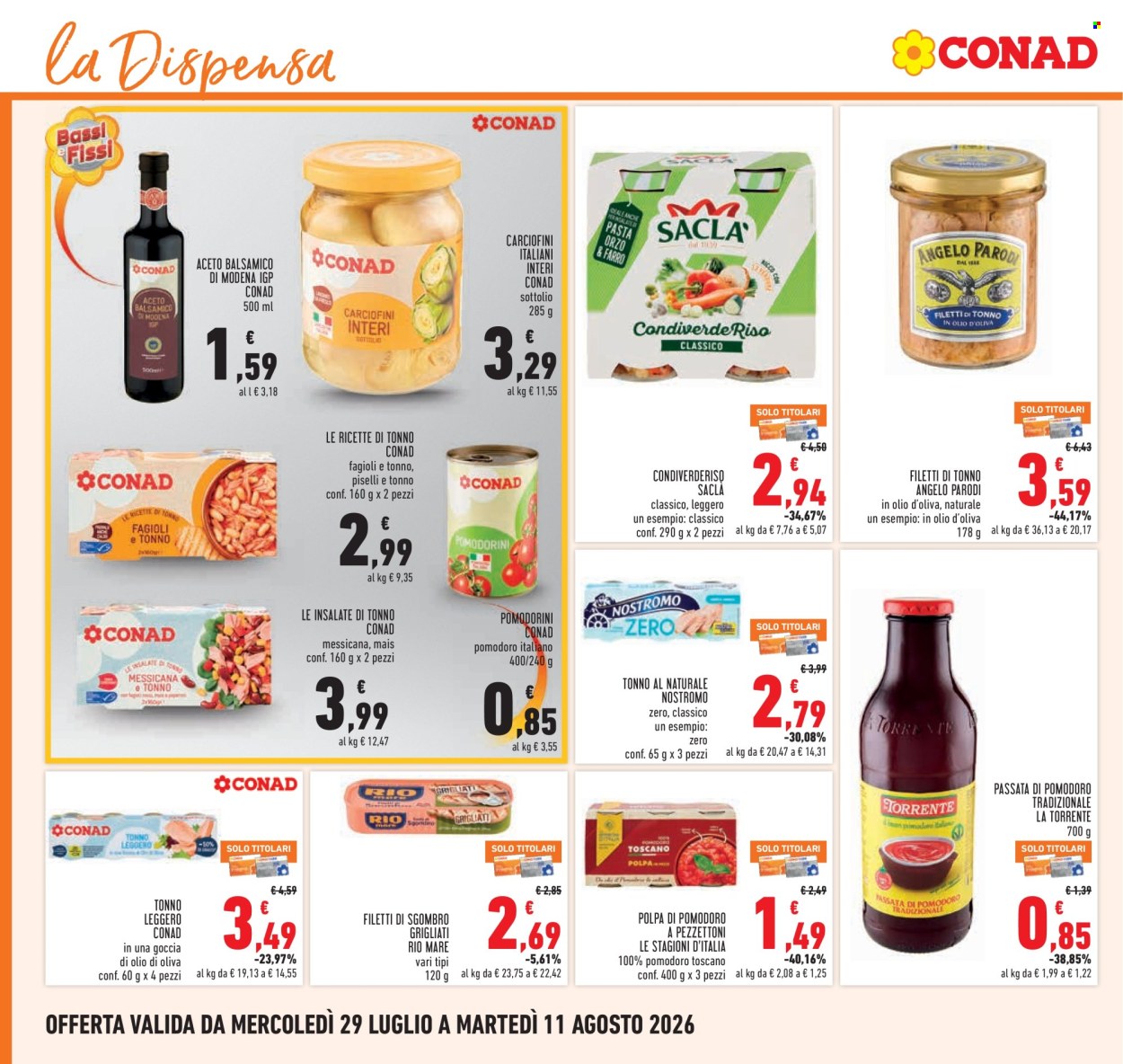 Volantino Conad - 29/7/2026 - 11/8/2026. Pagina 12